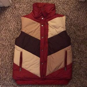 Reversible Red/Multi-Colored Patagonia Vest